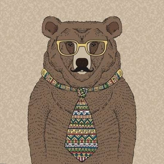 Bear-man Poster Print by GraphINC-VARPDXIN32138 Image 2