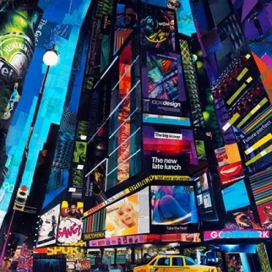 City Night Poster Print by James Grey-VARPDXINJG108 Image 1