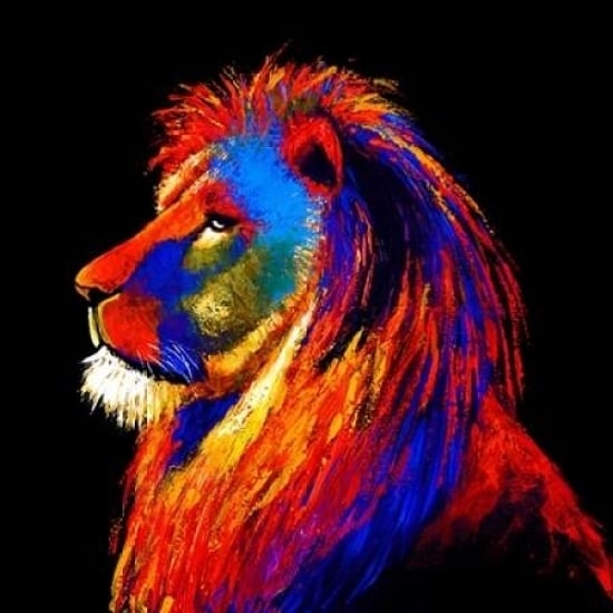 The Lion Poster Print by Clara Summer-VARPDXINSUM109 Image 1