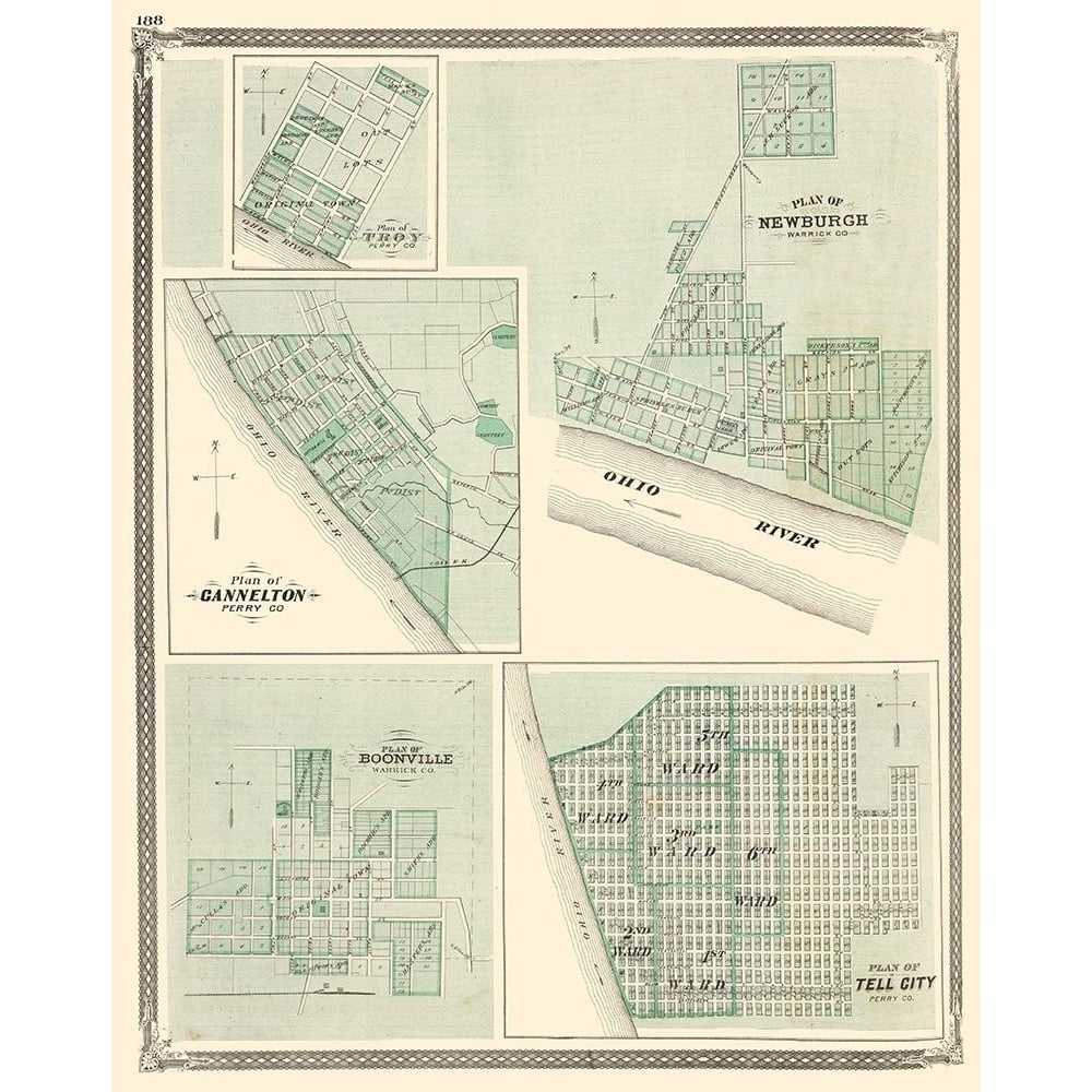 Troy Cannelton Newburgh Tell City Indiana Poster Print by Baskin Baskin-VARPDXINTR0001 Image 1