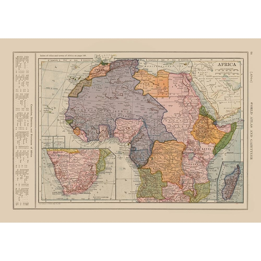 Africa - Reynold 1921 Poster Print by Reynold Reynold-VARPDXITAF0059 Image 1