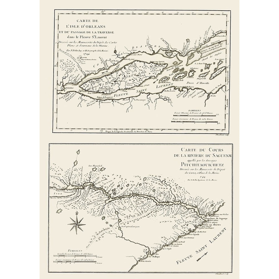 St Lawrence River Isle of Orleans Canada and US Poster Print by Bellin Bellin-VARPDXITCA0012 Image 1