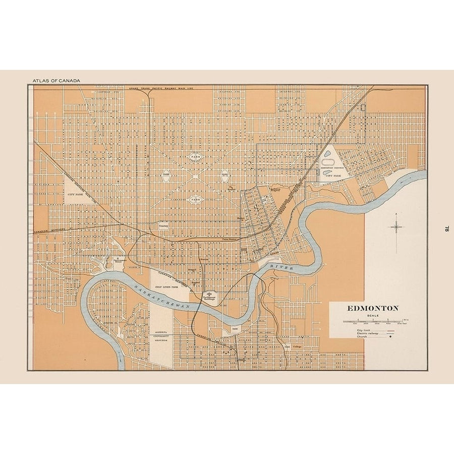 Edmonton Canada - Chalifour 1915 Poster Print by Chalifour Chalifour-VARPDXITCA0125 Image 1