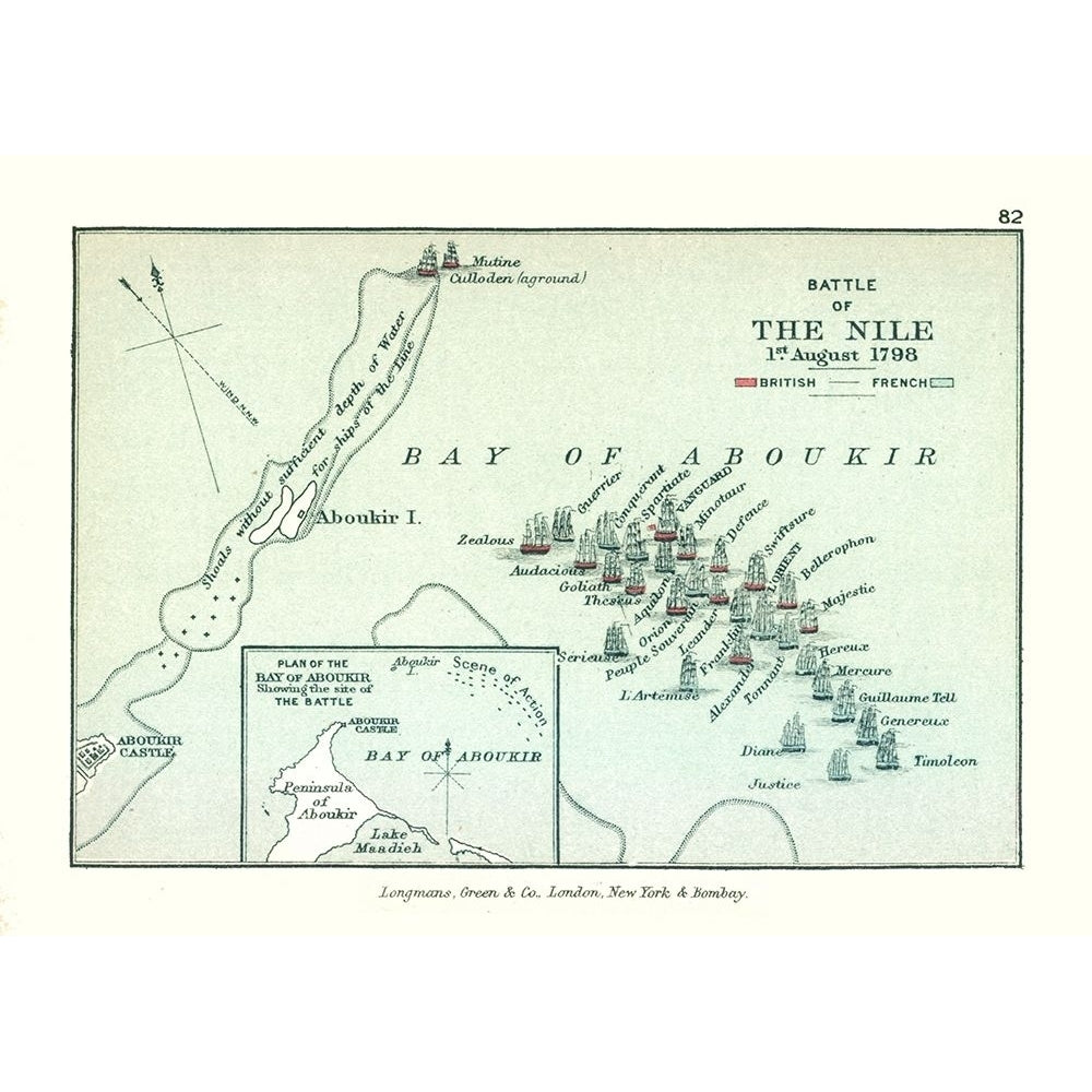 Africa Battle of the Nile 1798 Egypt Poster Print by Gardiner Gardiner-VARPDXITEG0013 Image 1