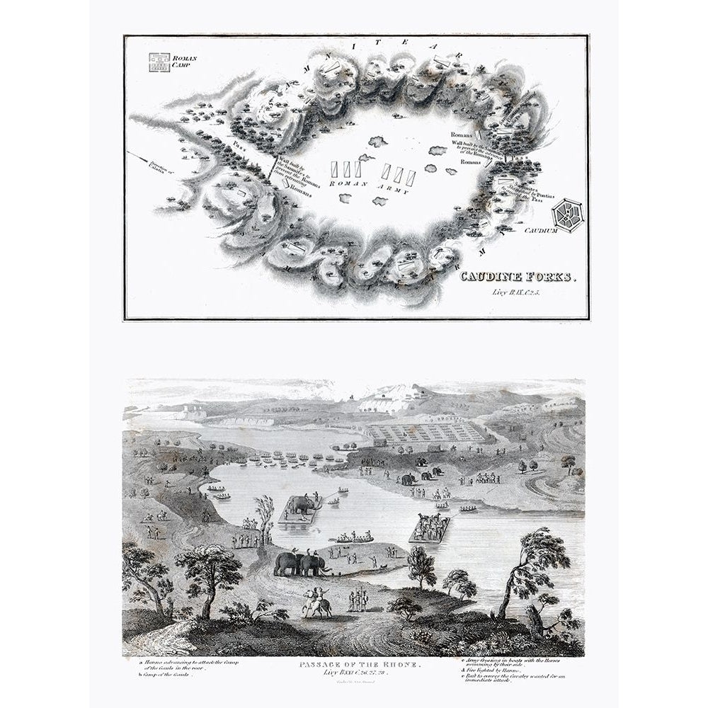 Battle of the Caudine Forks - Oxford 1828 Poster Print by Unknown Unknown-VARPDXITIT0058 Image 1