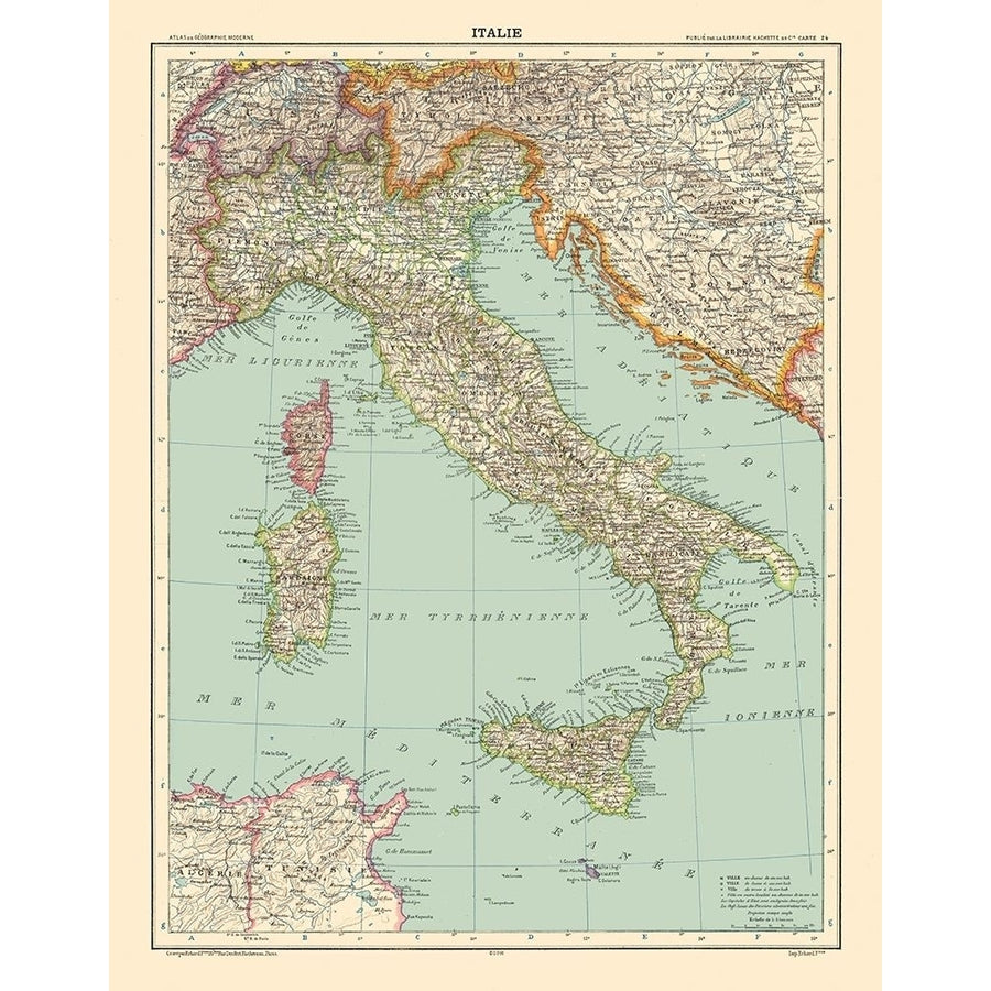 Italy - Schrader 1908 Poster Print by Schrader Schrader-VARPDXITIT0029 Image 1