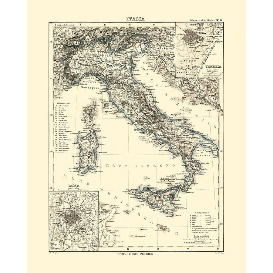 Italy - Perthes 1870 by Perthes-VARPDXITIT0283 Image 1