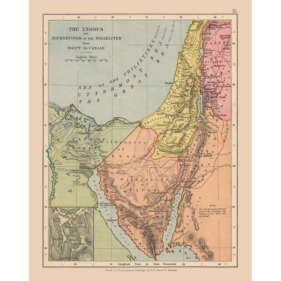 Exodus Middle East Lebanon Israel Jordan Poster Print by Case Case-VARPDXITME0046 Image 1