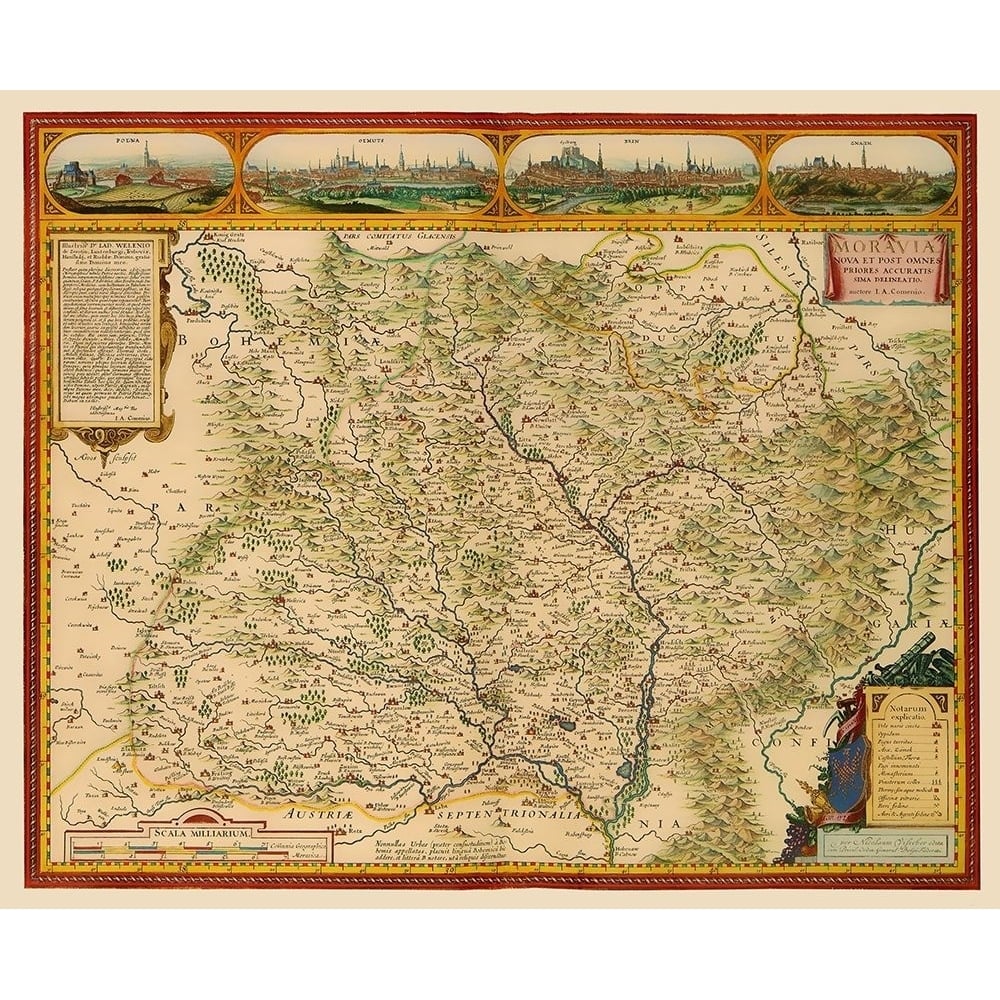 Eastern Europe Moravia Czech Republic Poster Print by Visscher Visscher-VARPDXITMO0005 Image 1