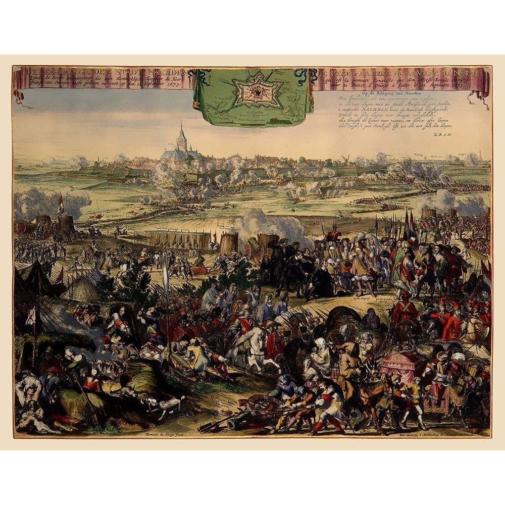 Naarden Siege Picture Netherlands - DeHooghe 1673 Poster Print by De Hooghe De Hooghe-VARPDXITNA0031 Image 1