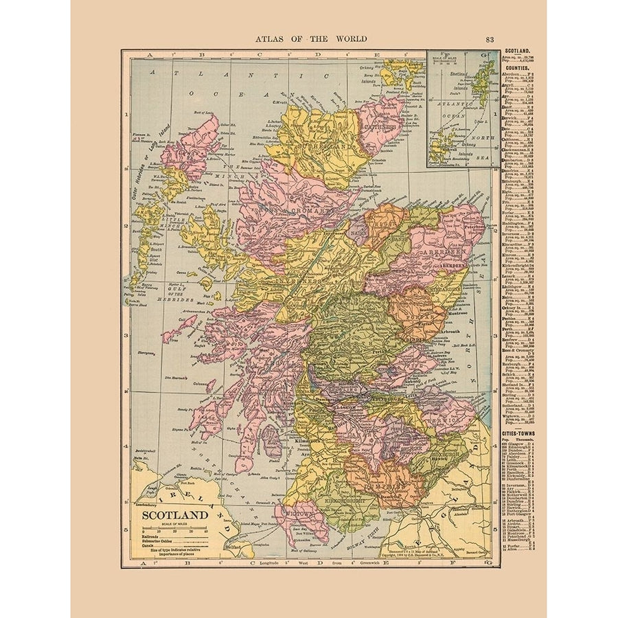 Scotland - Hammond 1910 Poster Print by Hammond Hammond-VARPDXITSC0035 Image 1