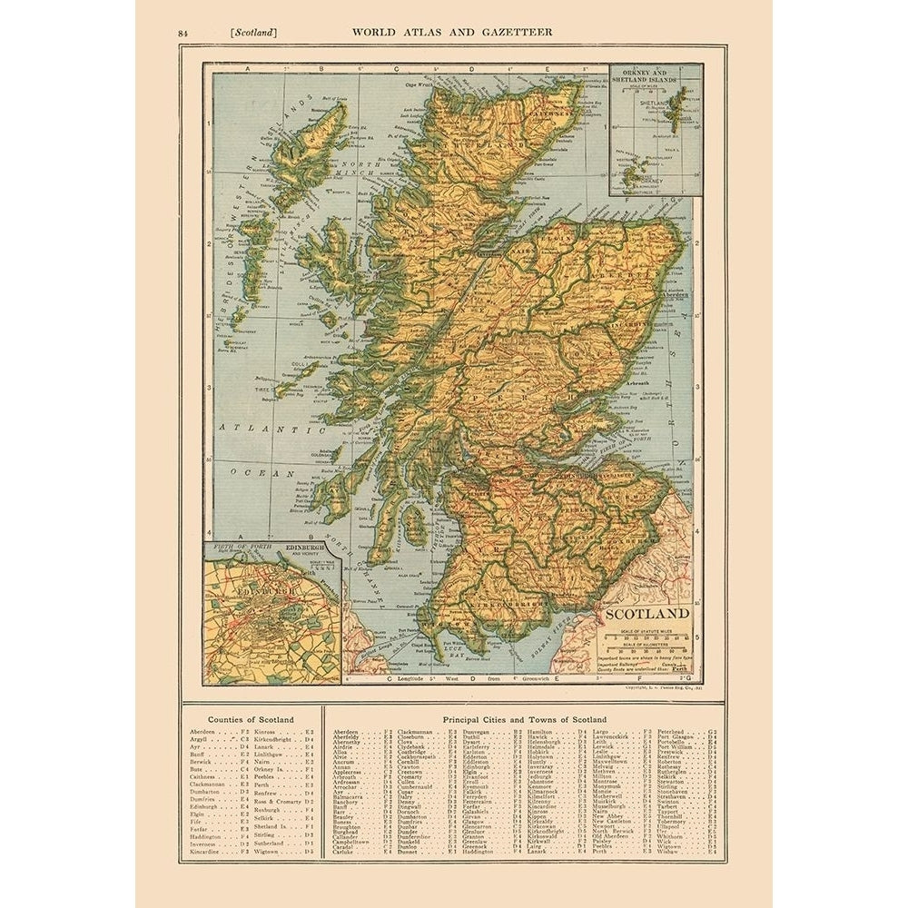 Scotland - Reynold 1921 Poster Print by Reynold Reynold-VARPDXITSC0043 Image 1