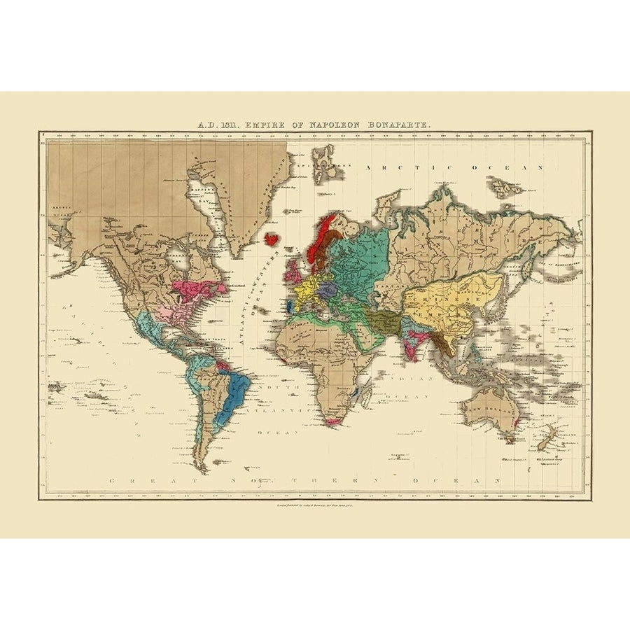 World Empire 1811 of Napoleon Bonaparte Poster Print by Seely Seely-VARPDXITWO0158 Image 1