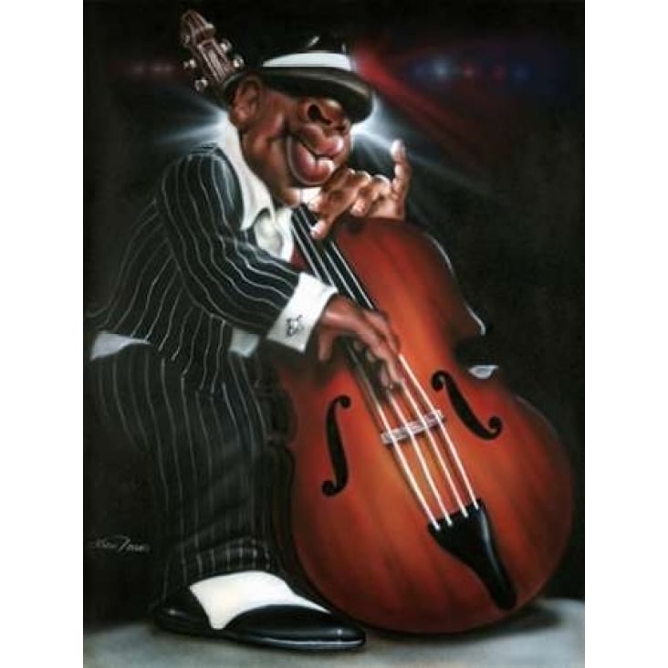 Jazzman D Poster Print by Leonard Jones-VARPDXJ312D Image 1