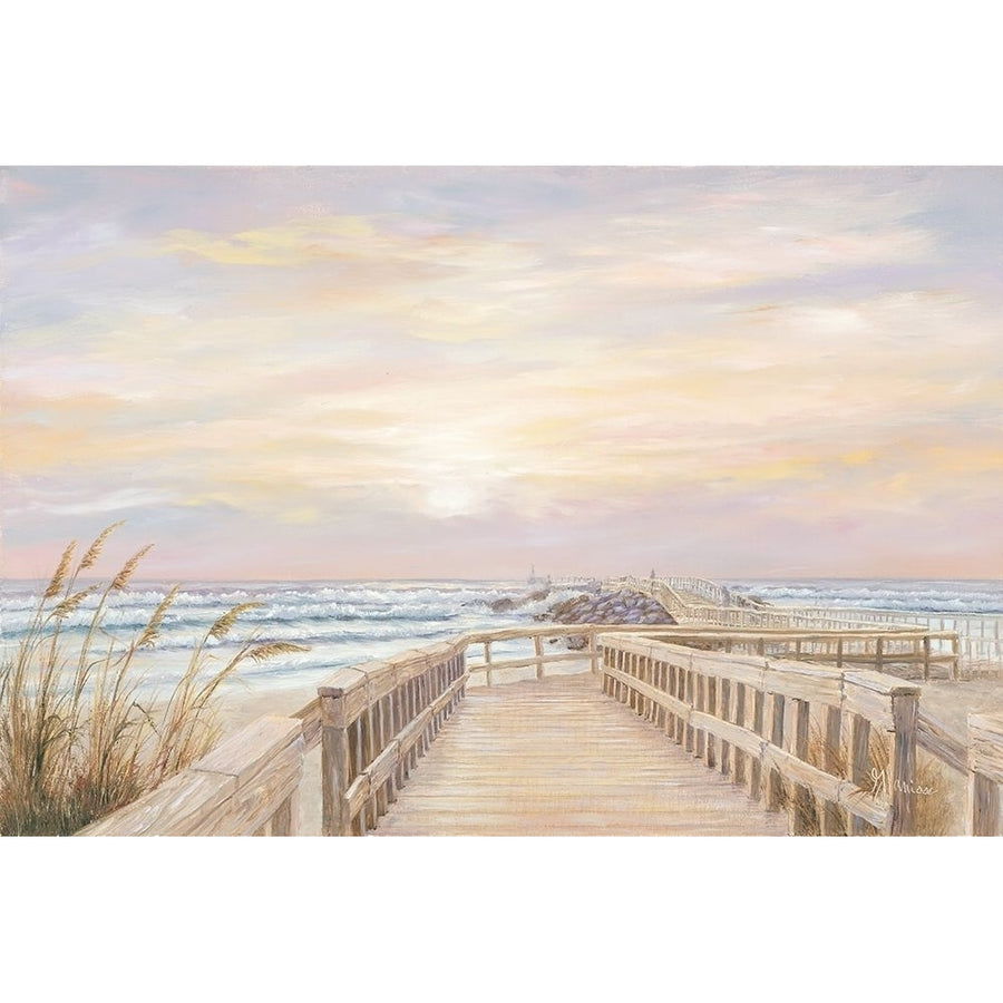 Ponce Inlet Jetty Sunrise Poster Print by Georgia Janisse-VARPDXJAN239 Image 1