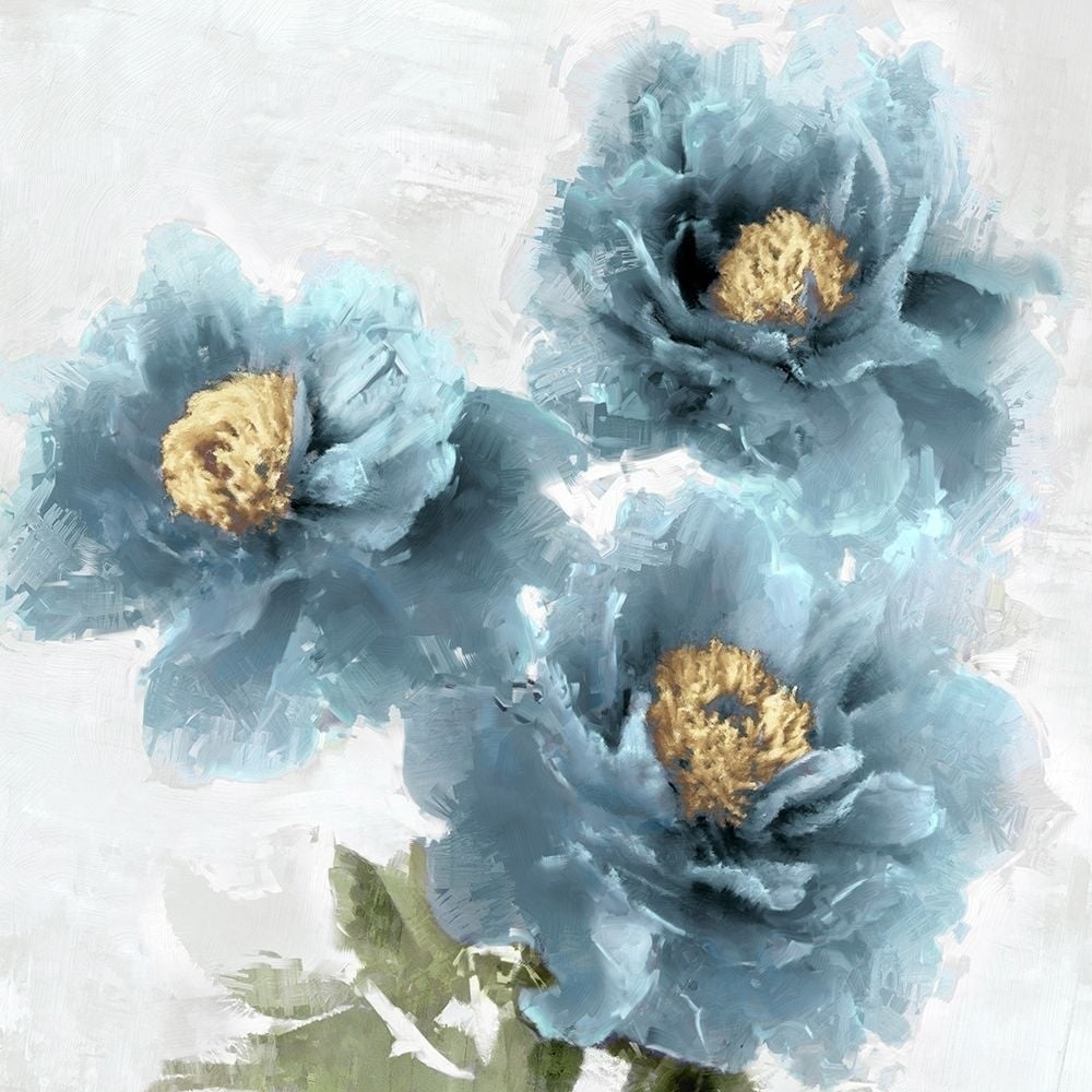 Blue Bloom II Poster Print by Jesse Stevens-VARPDXJES117048 Image 1