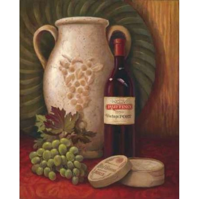 Fresco Vineyard I Poster Print by Jillian Jeffrey-VARPDXJFY063 Image 2