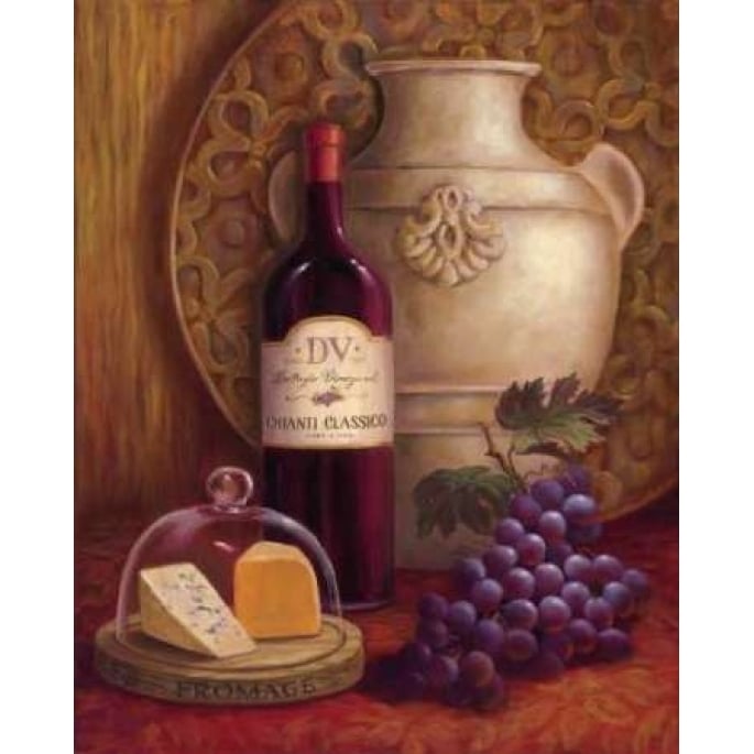 Fresco Vineyard II Poster Print by Jillian Jeffrey-VARPDXJFY064 Image 1