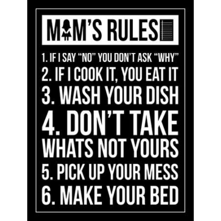 Mom Rules IV Poster Print by Jace Grey-VARPDXJG9RC012B2 Image 1