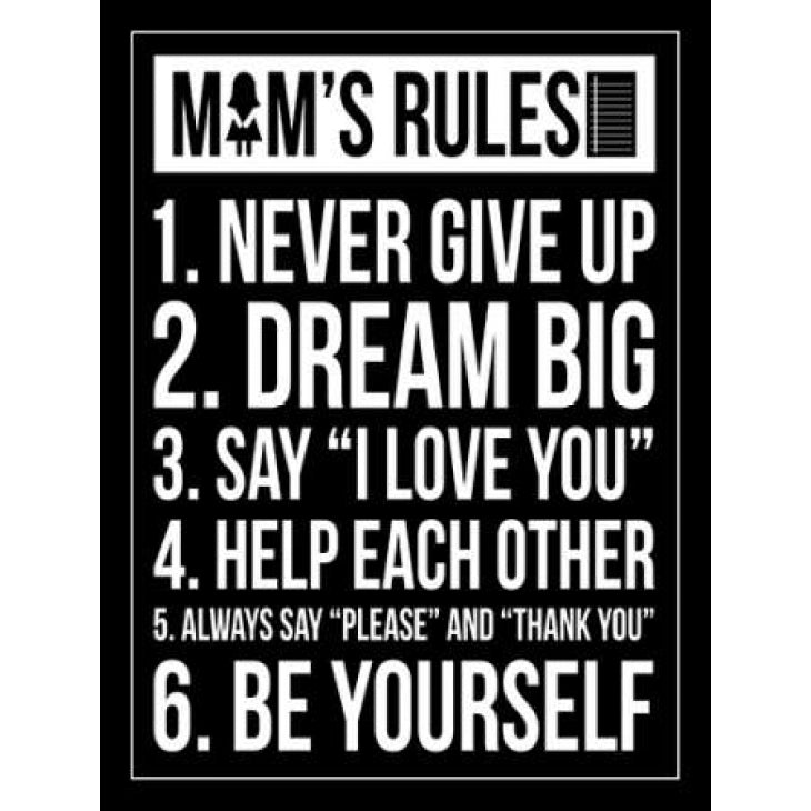 Mom Rules II Poster Print by Jace Grey-VARPDXJG9RC012A2 Image 2