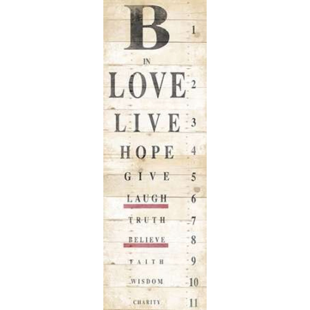 Eye Chart Poster Print by Jace Grey-VARPDXJGPL015A Image 2