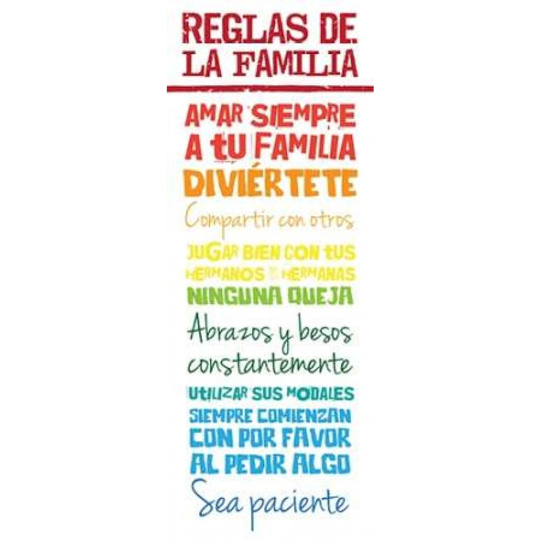 Reglas De La Familia Poster Print by Jace Grey-VARPDXJGPL114A Image 1