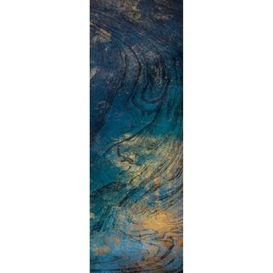 Golden Blue Marble Mate Poster Print by Jace Grey-VARPDXJGPL279B Image 1