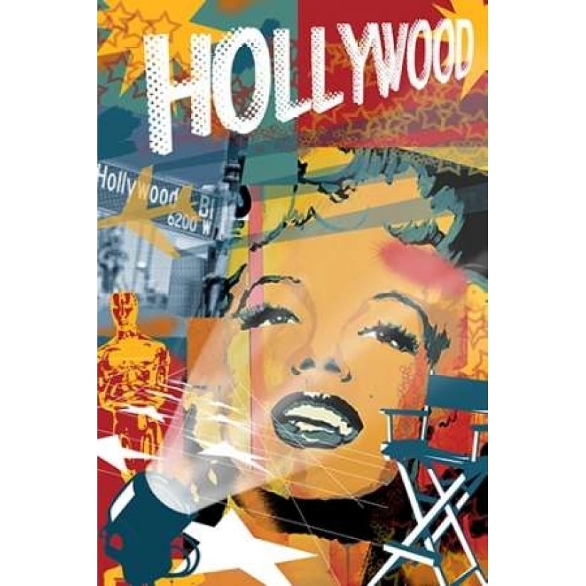 Marilyn Hollywood Poster Print by Jace Grey-VARPDXJGRC087A2 Image 1