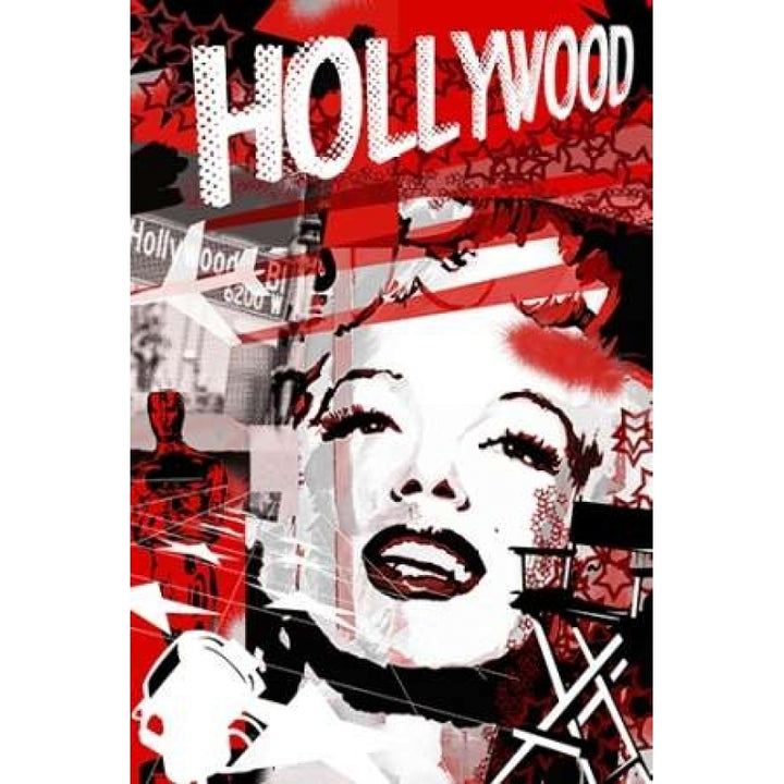 Marilyn Red Hollywood Poster Print by Jace Grey-VARPDXJGRC087A3 Image 1