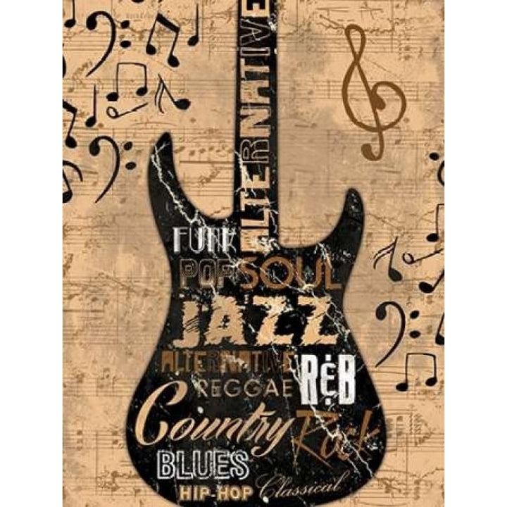 Music Cotes Cream Poster Print by Jace Grey-VARPDXJGRC108A Image 1