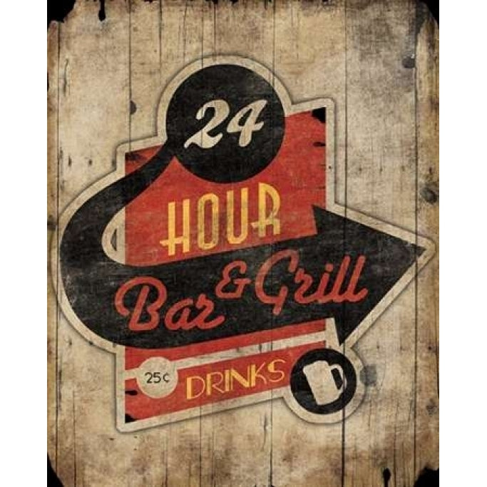 Bar Grill Poster Print by Jace Grey-VARPDXJGRC187A Image 1