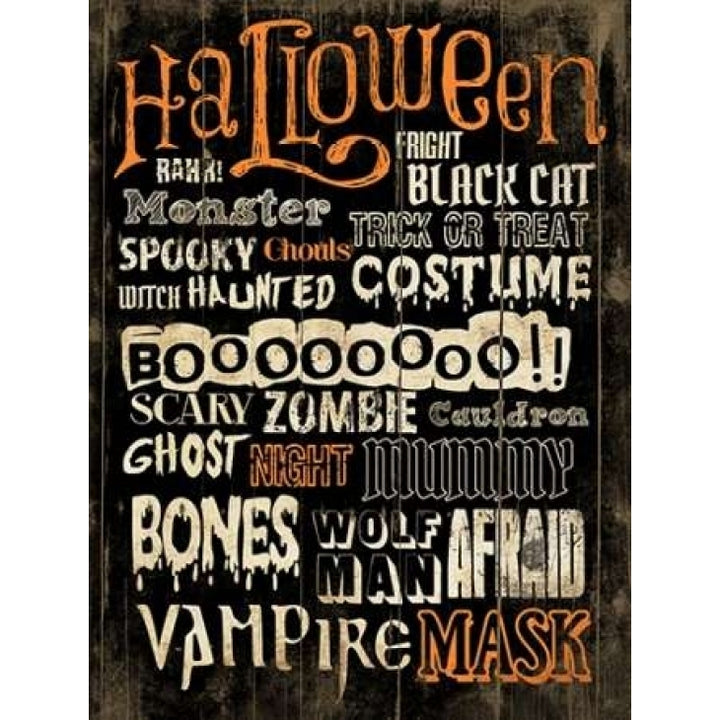 Halloween Boo Poster Print by Jace Grey-VARPDXJGRC191A Image 1