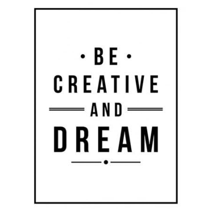 Be creative Poster Print by Jace Grey-VARPDXJGRC243A Image 1