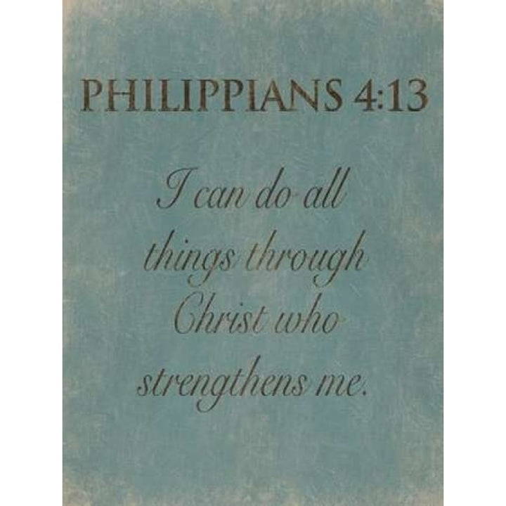 Philippians 413 Poster Print by Jace Grey-VARPDXJGRC254B Image 2