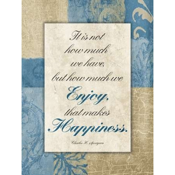 Enjoy Happiness Poster Print by Jace Grey-VARPDXJGRC419B Image 2