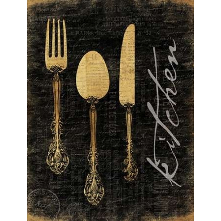 Golden Utensils Poster Print by Jace Grey-VARPDXJGRC436A Image 1