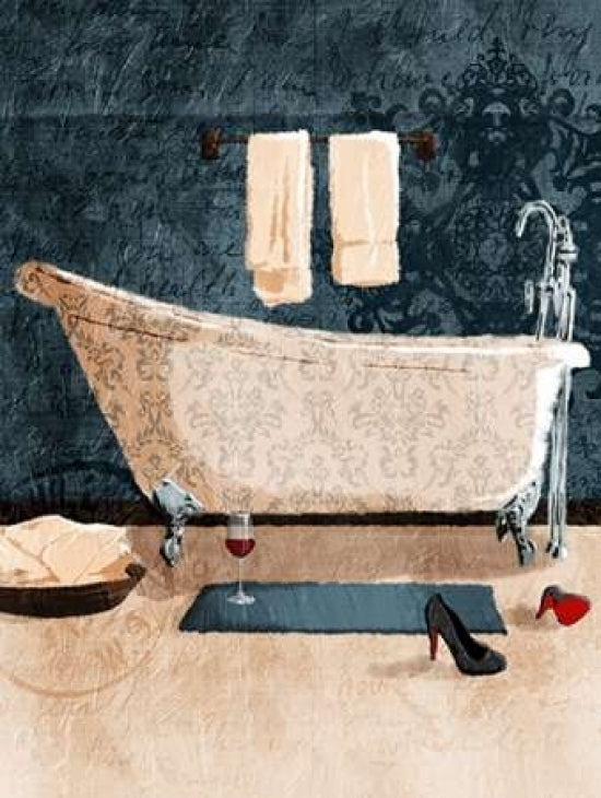 Bath And Wine Poster Print by Jace Grey-VARPDXJGRC445B Image 1