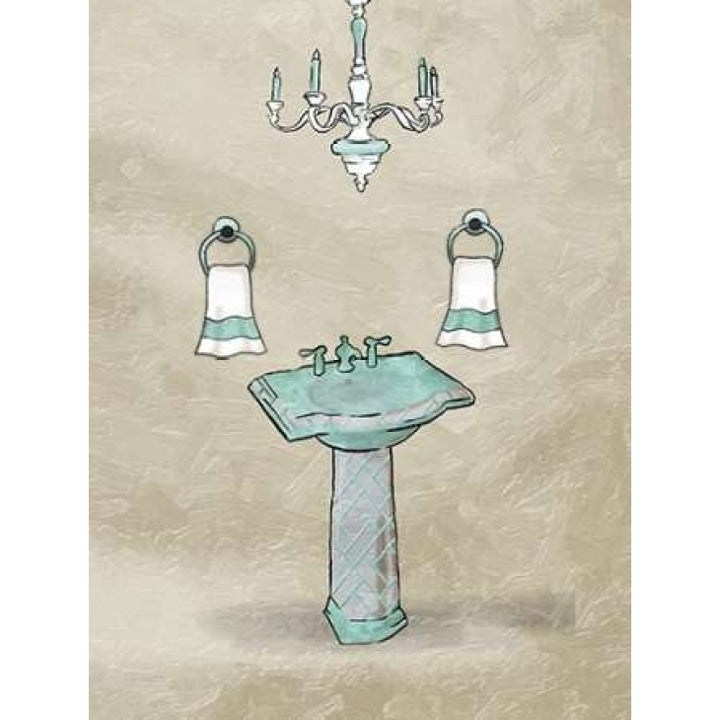 Chip Teal Sink Poster Print by Jace Grey-VARPDXJGRC534B Image 1