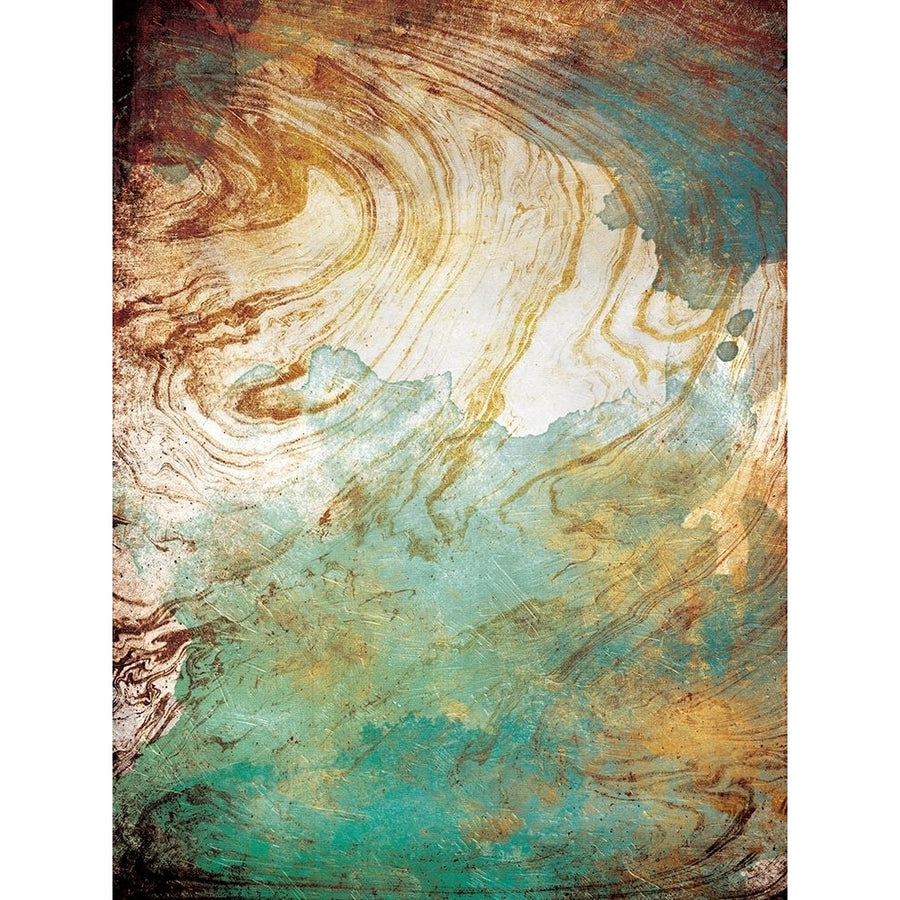 Golden Sea Marble Poster Print by Jace Grey-VARPDXJGRC638A Image 1