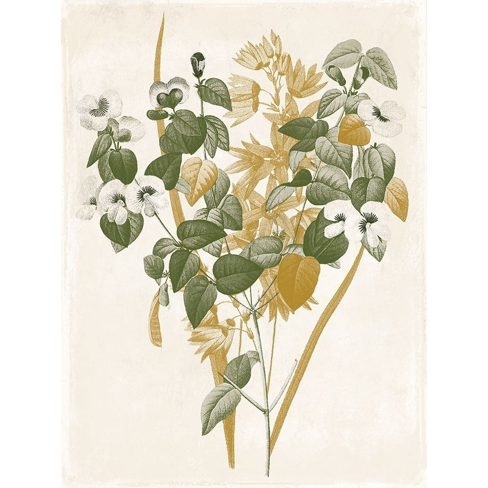 Green and Gold Flowers 4 Poster Print by Jace Grey-VARPDXJGRC679D Image 1