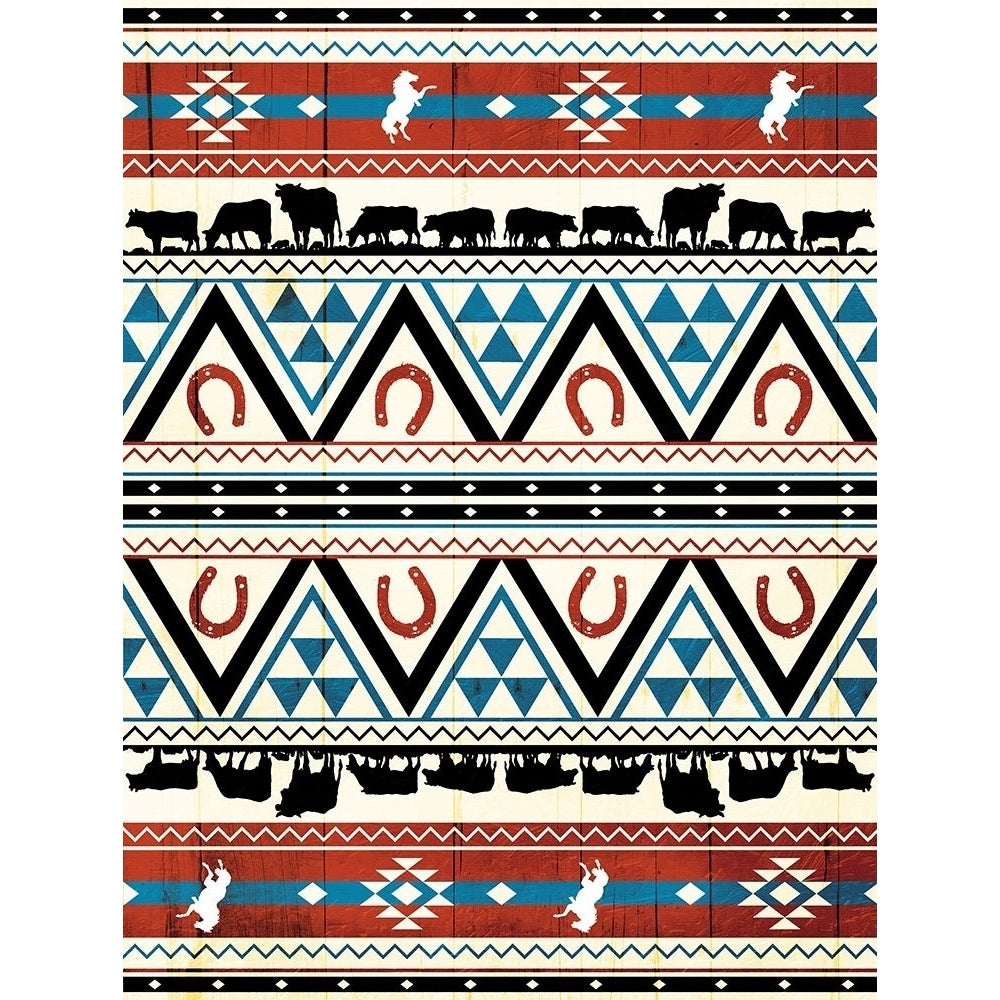 Western Aztec Pattern Poster Print by Jace Grey-VARPDXJGRC724A Image 1