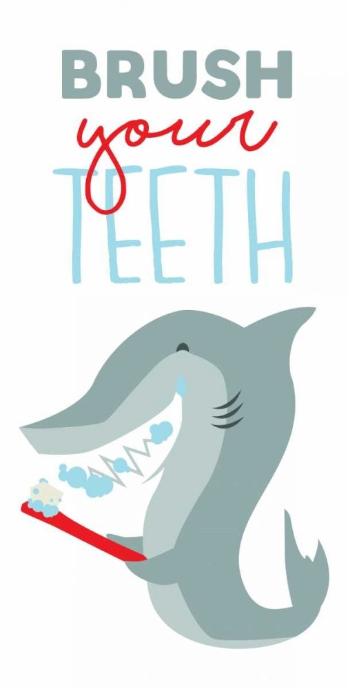 Brush Your Teeth Poster Print by Jace Grey-VARPDXJGRN010A Image 1