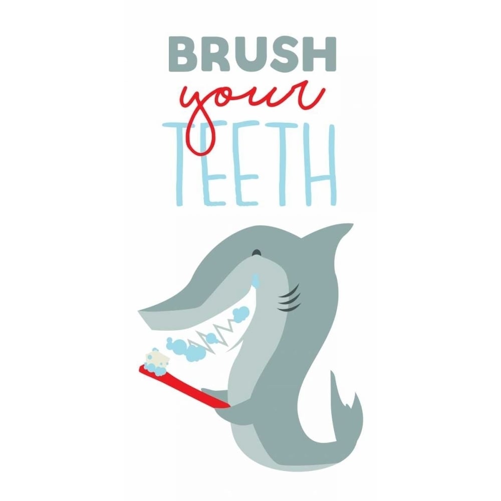 Brush Your Teeth Poster Print by Jace Grey-VARPDXJGRN010A Image 1