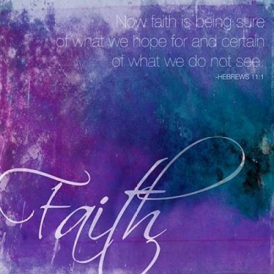 Watercolor Faith Poster Print by Jace Grey-VARPDXJGSQ031C Image 1