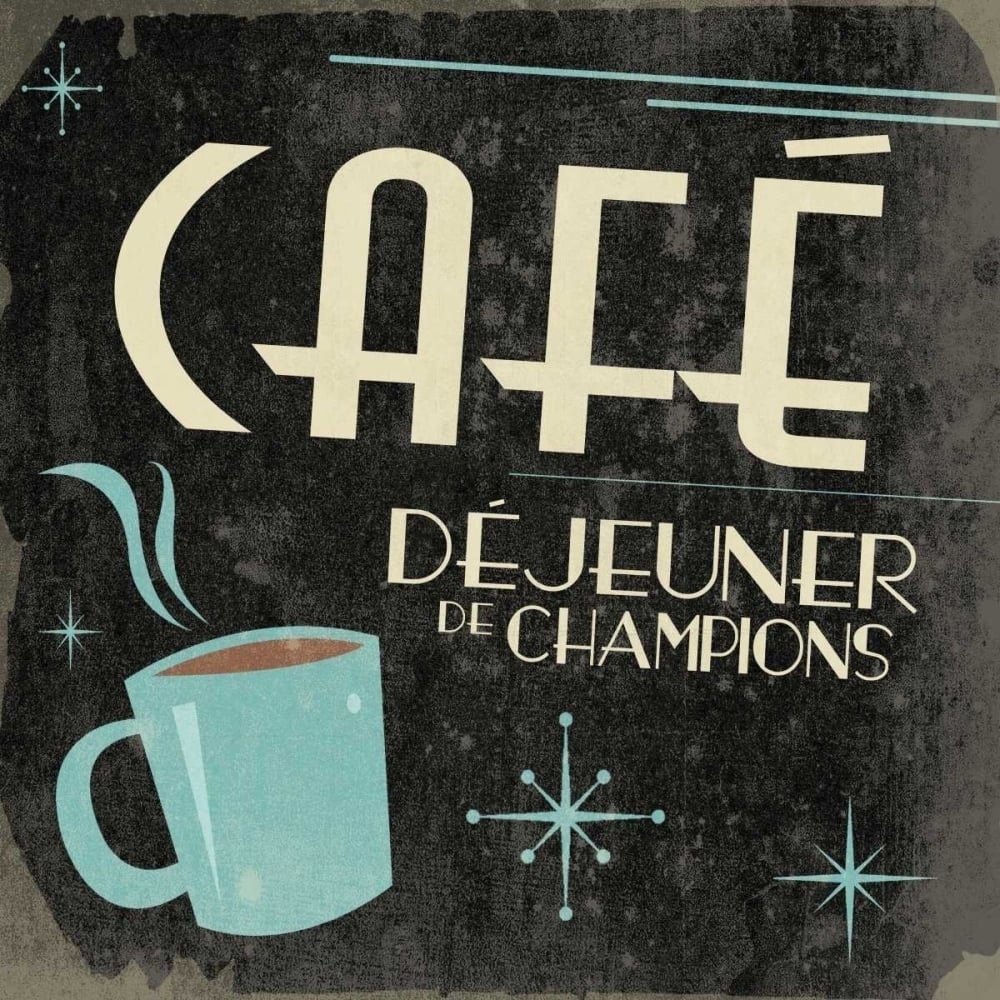 Coffee in French A2 Poster Print by Jace Grey-VARPDXJGSQ034A2 Image 1