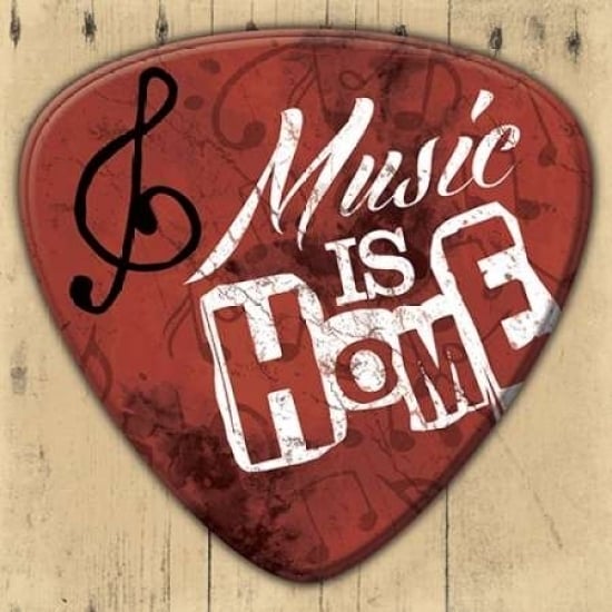 Music Is Home Poster Print by Jace Grey-VARPDXJGSQ179A Image 1