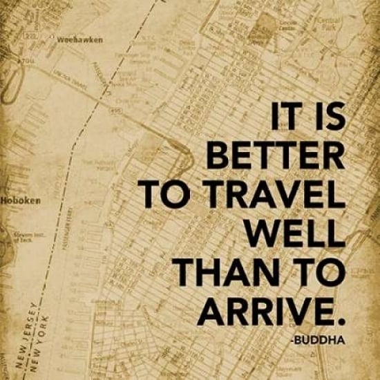 Travel Well Map Poster Print by Jace Grey-VARPDXJGSQ182B1 Image 1