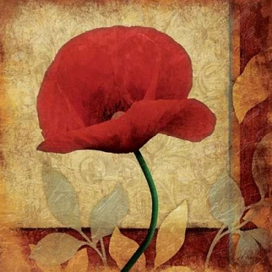 Poppies Patch Bright Poster Print by Jace Grey-VARPDXJGSQ210A2 Image 1