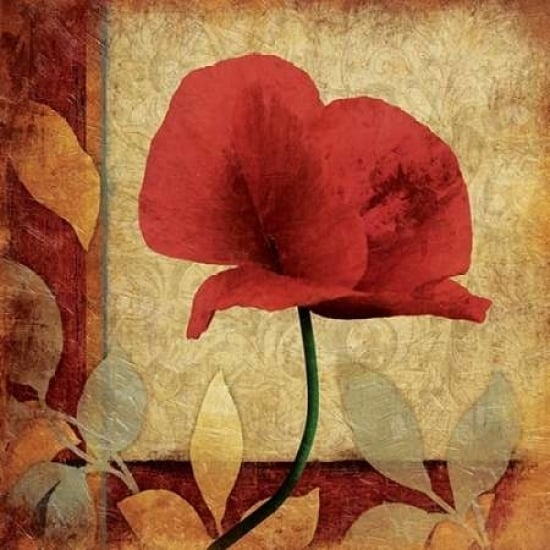 Poppies Patch Mate Bright Poster Print by Jace Grey-VARPDXJGSQ210B2 Image 1