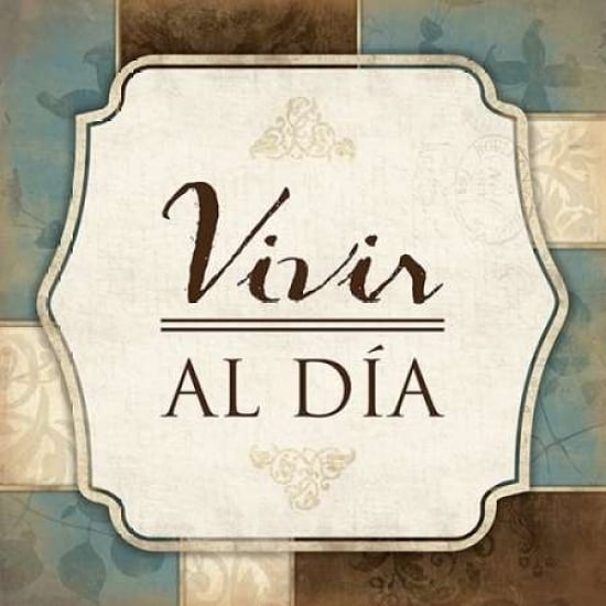 Vivir Al Dia Poster Print by Jace Grey-VARPDXJGSQ228B Image 1